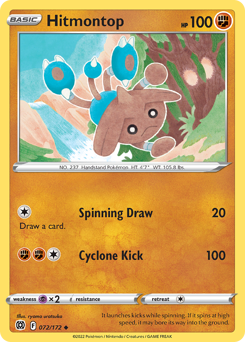 Hitmontop — Brilliant Stars 72/172
