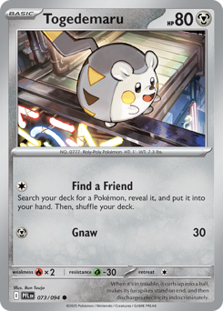 Togedemaru — Phantasmal Flames 73/94