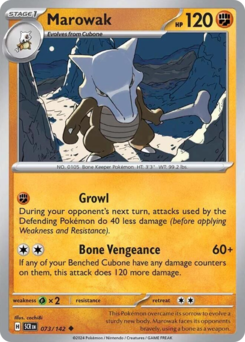 Marowak — Stellar Crown 73/142