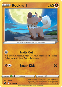 Rockruff — Crown Zenith 73/159