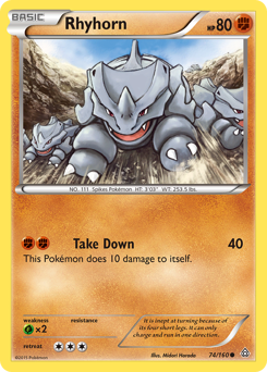 Rhyhorn — Primal Clash 74/160