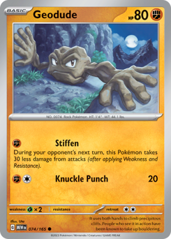 Geodude — 151 74/165
