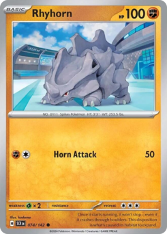 Rhyhorn — Stellar Crown 74/142