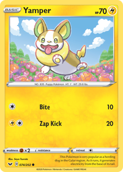 Yamper — Sword & Shield 74/202