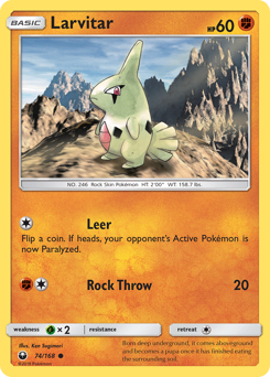 Larvitar — Celestial Storm 74/168