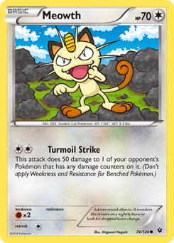 Meowth — Fates Collide 74/124