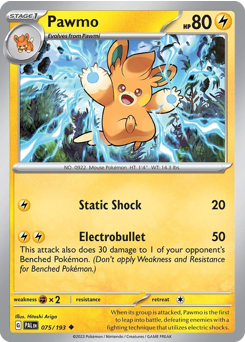 Pawmo — Paldea Evolved 75/193