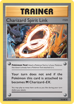 Charizard Spirit Link — Evolutions 75/108