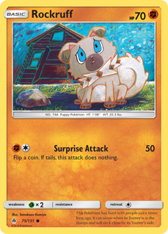Rockruff — Forbidden Light 75/131