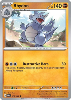 Rhydon — Stellar Crown 75/142