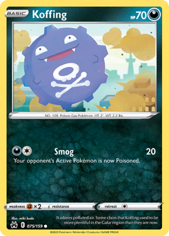 Koffing — Crown Zenith 75/159