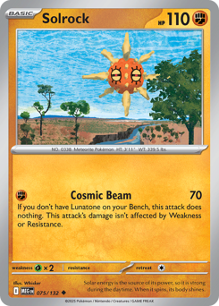 Solrock — Mega Evolution 75/132