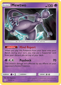 Mewtwo — Unbroken Bonds 75/214