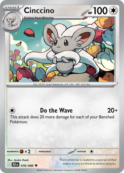 Cinccino — Black Bolt 76/86