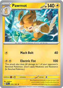 Pawmot — Paldea Evolved 76/193