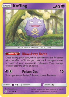 Koffing — Cosmic Eclipse 76/236