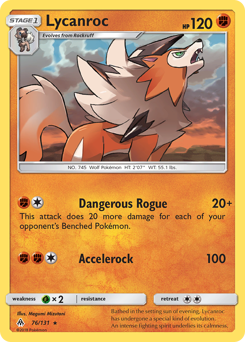Lycanroc — Forbidden Light 76/131