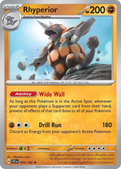 Rhyperior — Stellar Crown 76/142