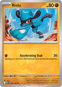 Riolu — Mega Evolution 76/132