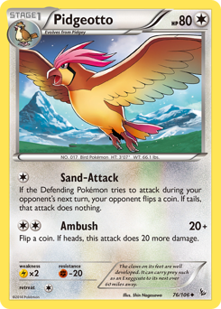 Pidgeotto — Flashfire 76/106