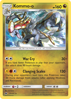 Kommo-o — Crimson Invasion 77/111