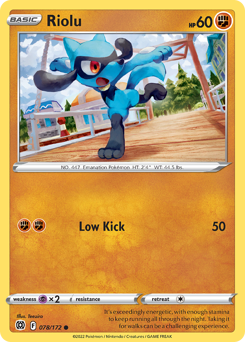 Riolu — Brilliant Stars 78/172