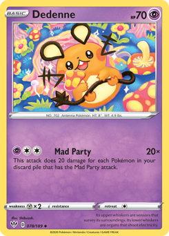 Dedenne — Darkness Ablaze 78/189
