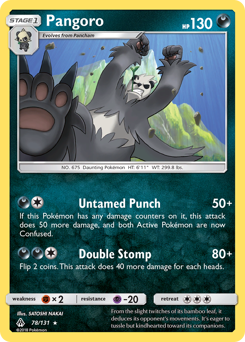 Pangoro — Forbidden Light 78/131