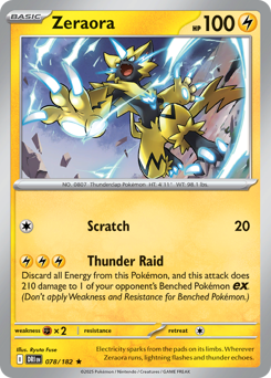 Zeraora — Destined Rivals 78/182