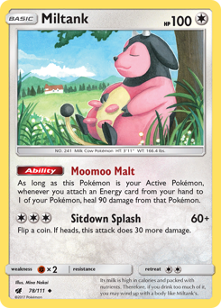 Miltank — Crimson Invasion 78/111