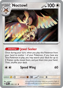 Noctowl — Prismatic Evolutions 78/131