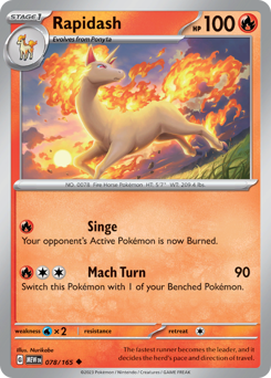 Rapidash — 151 78/165