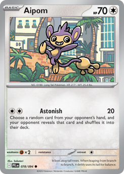 Aipom — Phantasmal Flames 78/94