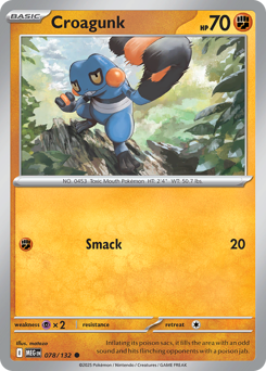 Croagunk — Mega Evolution 78/132