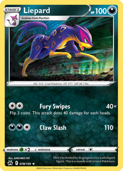 Liepard — Crown Zenith 78/159