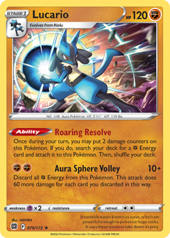 Lucario — Brilliant Stars 79/172
