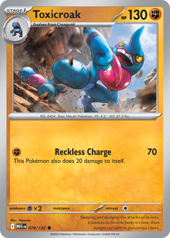 Toxicroak — Mega Evolution 79/132