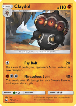 Claydol — Celestial Storm 79/168