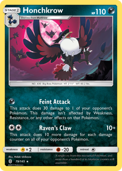 Honchkrow — Guardians Rising 79/145
