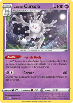 Galarian Cursola — Rebel Clash 79/192