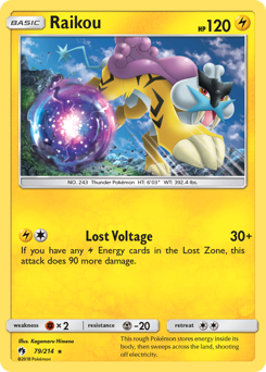 Raikou — Lost Thunder 79/214