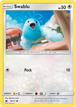 Swablu — Crimson Invasion 79/111