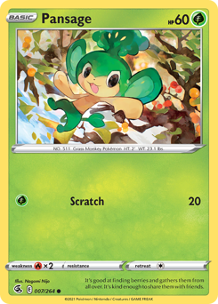 Pansage — Fusion Strike 7/264