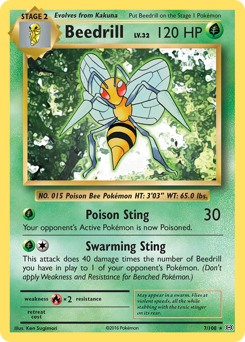Beedrill — Evolutions 7/108
