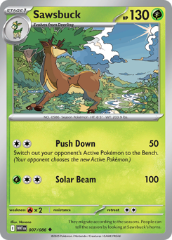 Sawsbuck — White Flare 7/86