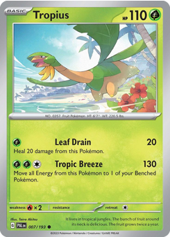 Tropius — Paldea Evolved 7/193