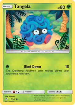 Tangela — Burning Shadows 7/147
