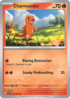 Charmander — Paldean Fates 7/91