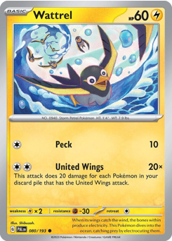 Wattrel — Paldea Evolved 80/193