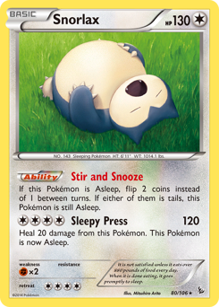 Snorlax — Flashfire 80/106